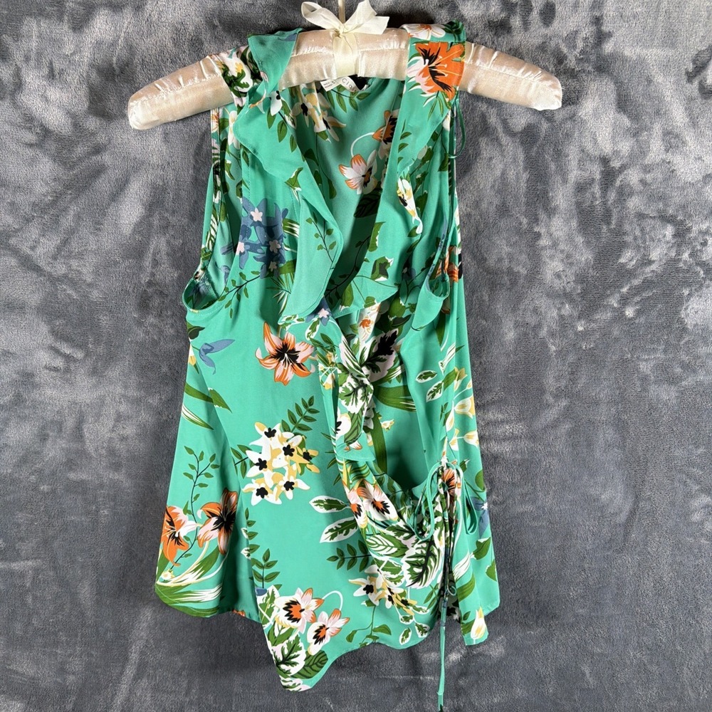 Violet And Claire Medium Sleeveless Blouse Side Tie Closure
